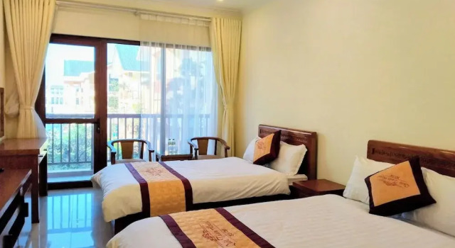 Трёхместный номер Deluxe с видом на окрестности NK Sapa Hotel & Villa