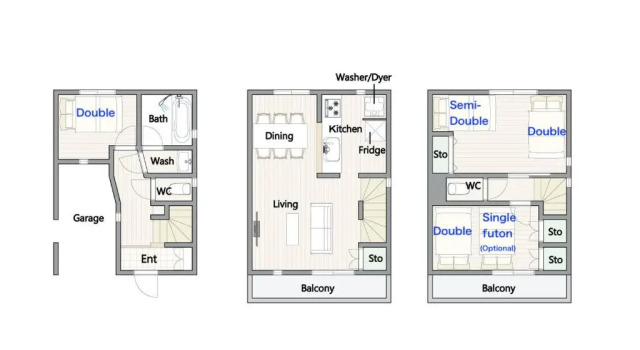 Коттедж 3LDK, Functional and New house in convenient Shinjuku