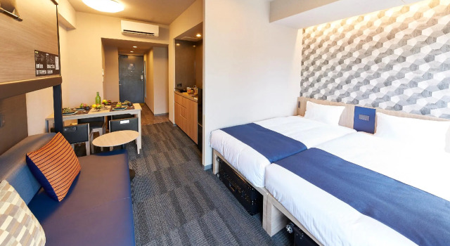 Двухместный номер Standard MONday Apart Asakusabashi Akihabara