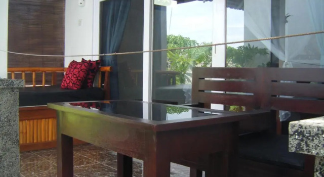 Двухместный номер Deluxe с красивым видом из окна Alur Beach Homestay