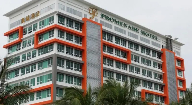 Кровать в общем номере Promenade Hotel Bintulu