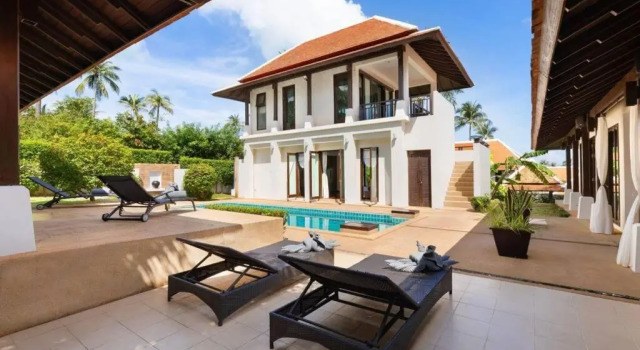 Вилла 【Plumeria 21】3 Bedrooms Stylish Walk to Beach
