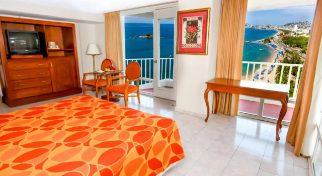 Номер Standard с видом на море Krystal Beach Acapulco