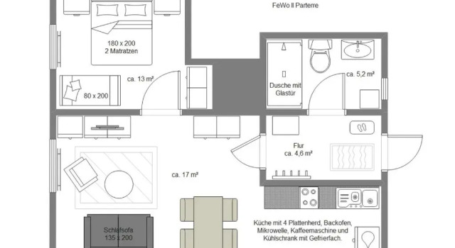Апартаменты Ferienpension Seeblick