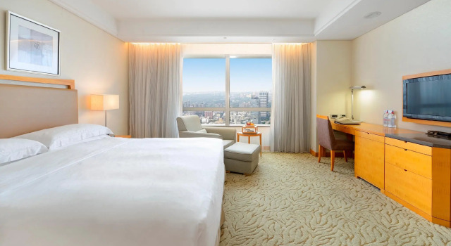 O podwyższonym standardzie dwuosobowy pokój Windsor Hotel Taichung