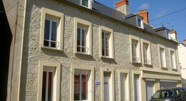 House with 5 Bedrooms in Grandcamp-Maisy, with Wonderful City View, Furnished Terrace And Wifi - 100 M From the Beach