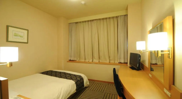 Одноместный номер Standard с красивым видом из окна Yamagata Eki Nishiguchi Washington Hotel