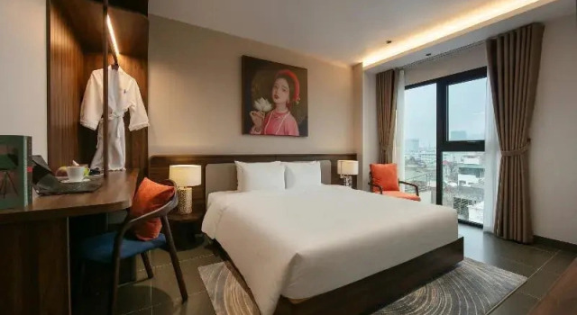 Двухместный номер Executive с балконом и с видом на город Hanoi Riverview Boutique Hotel & Apartment