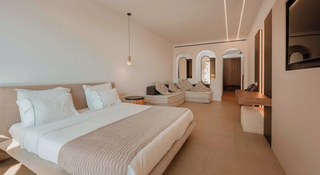 Люкс Executive с балконом и с видом на сад Muse of Mykonos