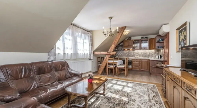Апартаменты Comfort с 3 комнатами с балконом и с видом на сад U Prejzků