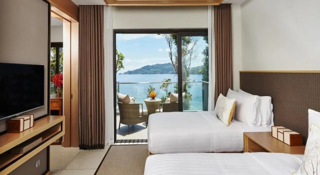 Люкс Club с 2 комнатами с балконом и с видом на океан Курортный отель Amari Phuket