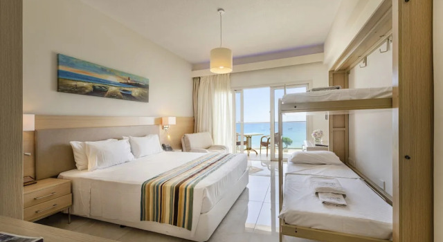 Superior Family room with balcony and with inland view Pernera Beach Hotel