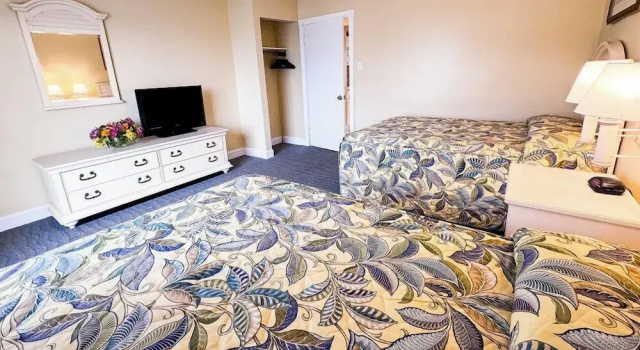 Четырёхместный номер Standard с красивым видом из окна Aqua Beach Hotel