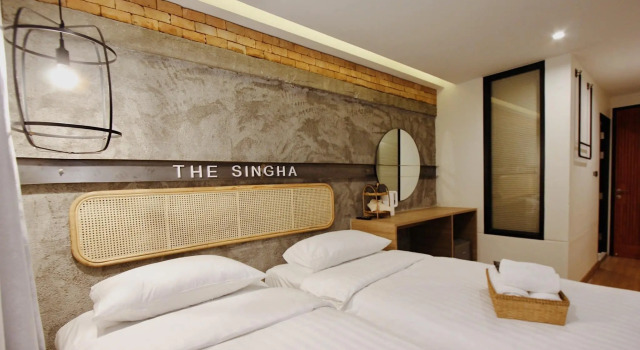 Двухместная студия The Singha Hotel - Korat