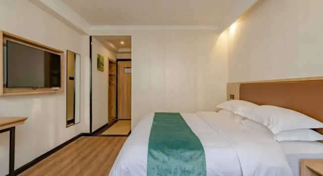 Одноместный номер Standard GreenTree Inn Anhui Hefei Lujiang Yulongwan Express Hotel