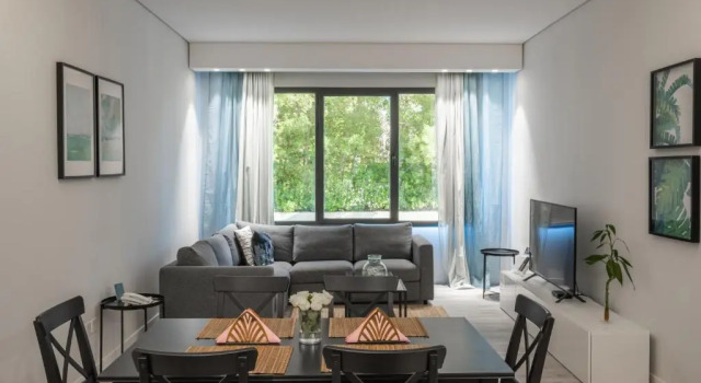 Апартаменты с 2 комнатами с видом на город Eden Residence