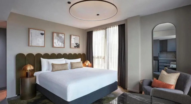Студия Melbourne City Apartment Hotel