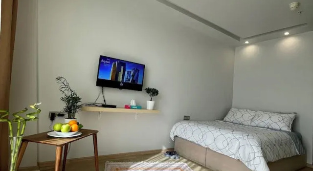 studio unit with pool and gym, Boek Appartement Istanbul Regio Marmara
