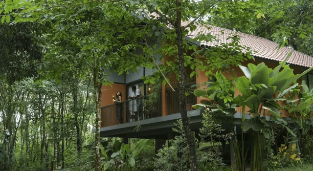Двухместный номер Premium с балконом и с видом на сад Crystal Kuruva Nature Resort & Spa