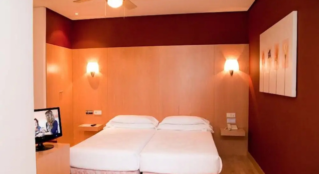 Camera doppia Standard con vista sulla città Hostal Navarra