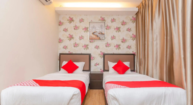 Lüks çift kişilik oda OYO 1214 Oro Hotel