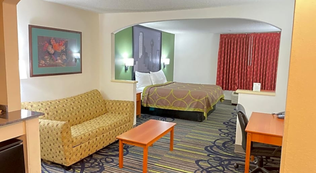Двухместный Студио Люкс Super 8 by Wyndham Fort Worth Downtown South