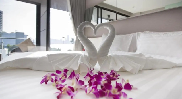 Двухместный номер Deluxe с частичным видом на море Serenotel Pattaya