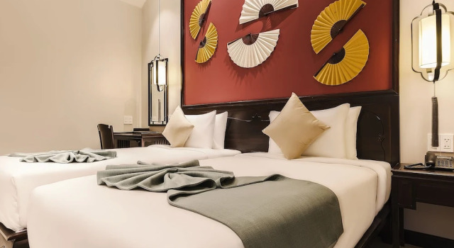 Двухместный номер Deluxe с балконом и с видом на сад Laluna Hoi An Riverside Hotel & Spa