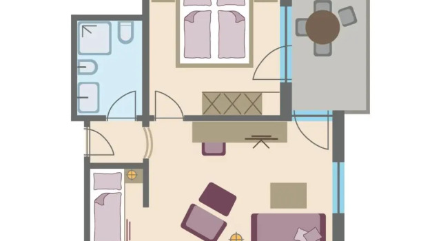 Семейный люкс Hotel Fameli