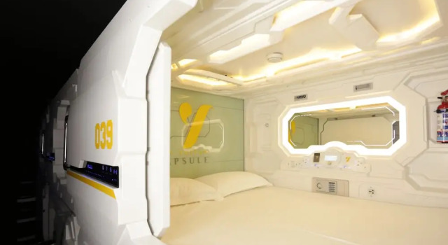 Капсула The Yellow Capsule Cancun Close to Airport