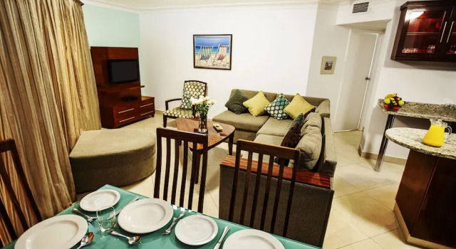 Апартаменты с 2 комнатами с видом на море First Group The Palace All-Suite