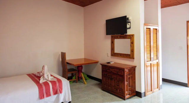Четырёхместный семейный номер Standard Hotel Anua Oaxaca