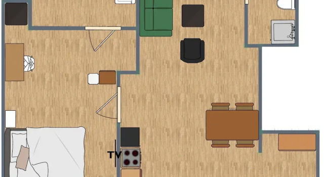 Апартаменты c 1 комнатой Soho Boho Apartments - with sunny rooftop terrace and fiber optic internet