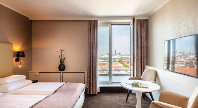 Двухместный номер с балконом Hotel Am Parkring