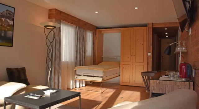 Люкс семейный с видом на лес Eiger Mürren Swiss Quality Hotel