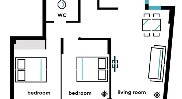 Апартаменты UPSTREET Modern Downtown Flat -Acropolis