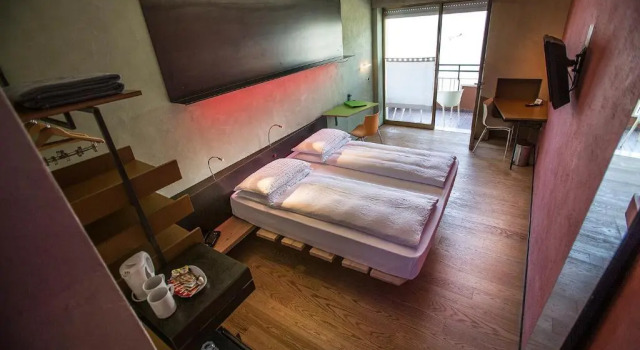 Трёхместный номер Standard с балконом и с видом на озеро Ambienthotel PrimaLuna 3S