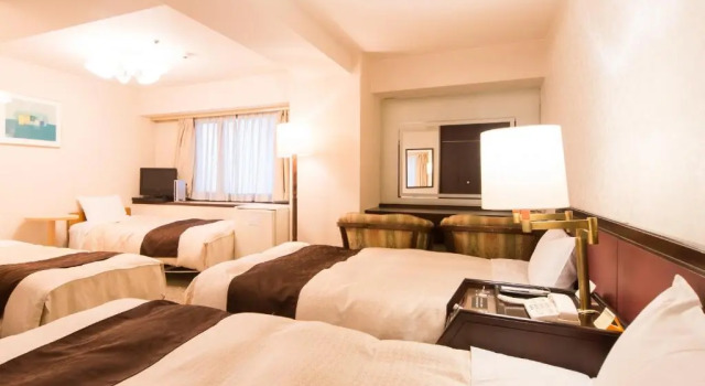 Семейный номер Standard Hiroshima Kokusai Hotel