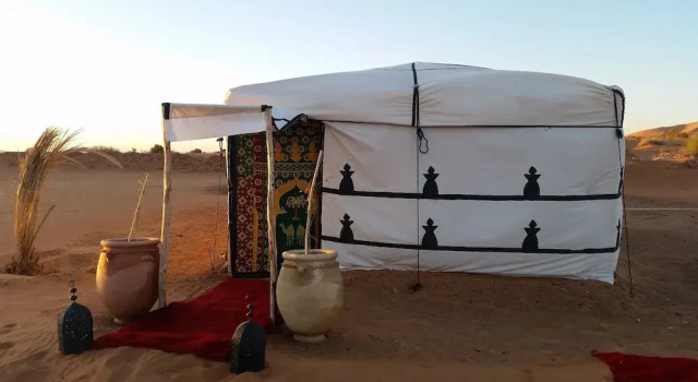 Тент с красивым видом из окна Morocco Deluxe Camp Assif N itrane