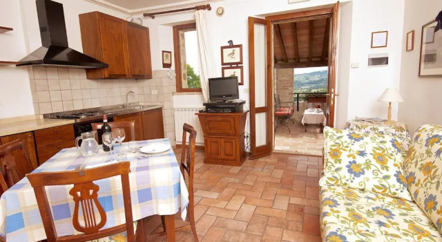 Апартаменты c 1 комнатой с балконом Agriturismo Le Colombe Assisi