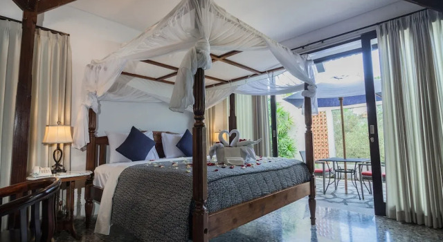 Двухместный люкс с видом на сад Taman Harum Cottages
