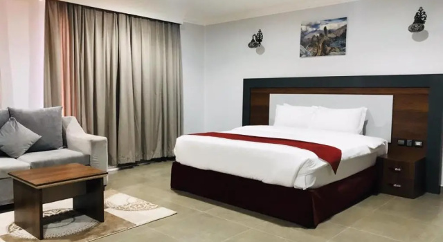 Номер Deluxe MY HOTEL Nizwa Residence Hotel Apartments نزوى ريزيدنس للشقق الفندقيه