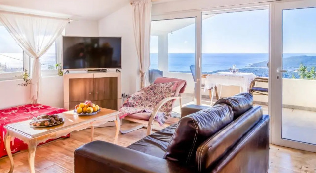 Апартаменты с 2 комнатами с видом на море Apartments Olivija