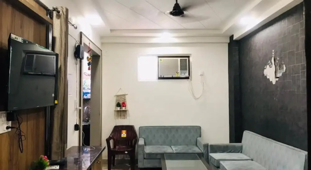 Апартаменты с 2 комнатами с балконом 85 The Ganges 2 Bhk Apartment for Homestay