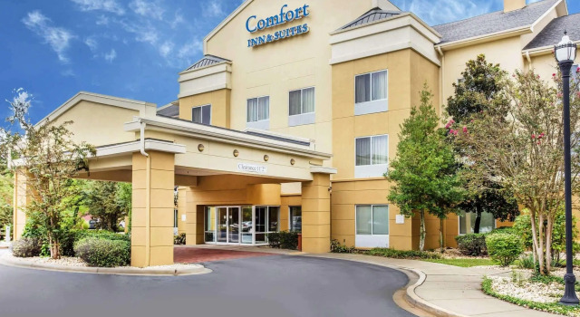 Кровать в общем номере Comfort Inn & Suites Camden