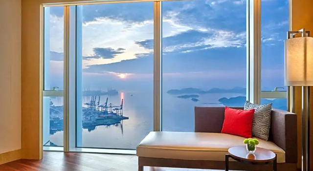 Двухместный люкс Regency Executive с видом на океан Hyatt Regency Shenzhen Yantian