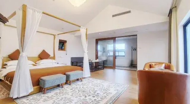 Люкс Comfort с видом на горы Ice Mountain Residence Landscape Travel Secret Land Designer Meisu (Dashan Scenic Area Branch)