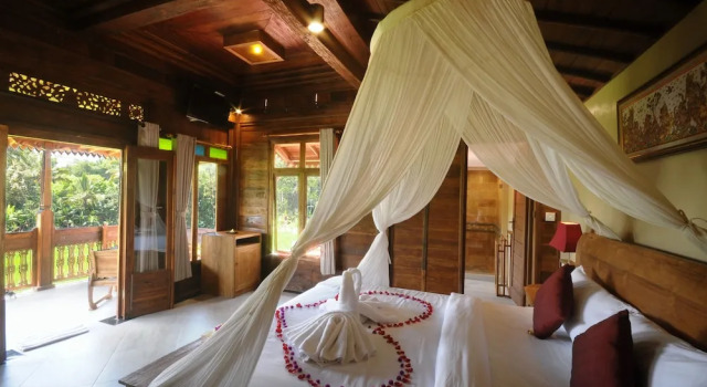 Семейная вилла с 2 комнатами Pondok Sebatu Eco Lodge