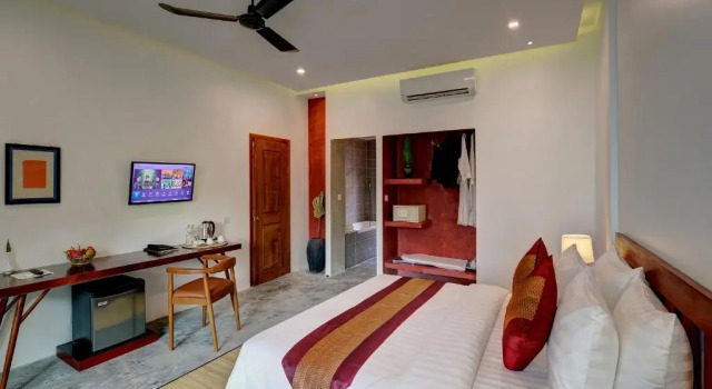 Двухместный номер Deluxe с балконом Tanei Angkor Resort and Spa