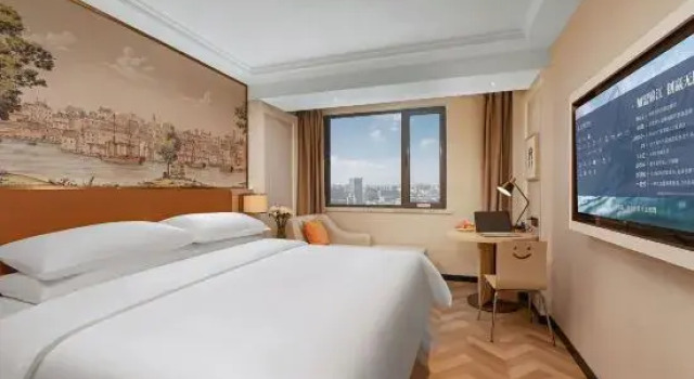 Двухместный люкс Superior Vienna Hotel (Jinan Huangtai Home Furnishings Plaza Daming Lake Station Branch)